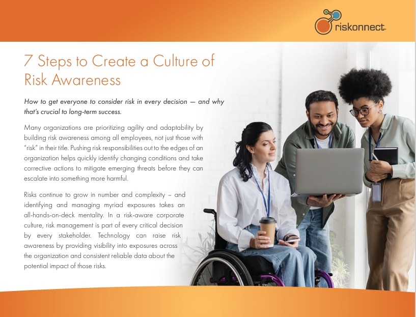 7 Steps to Create a Culture ofRisk Awareness