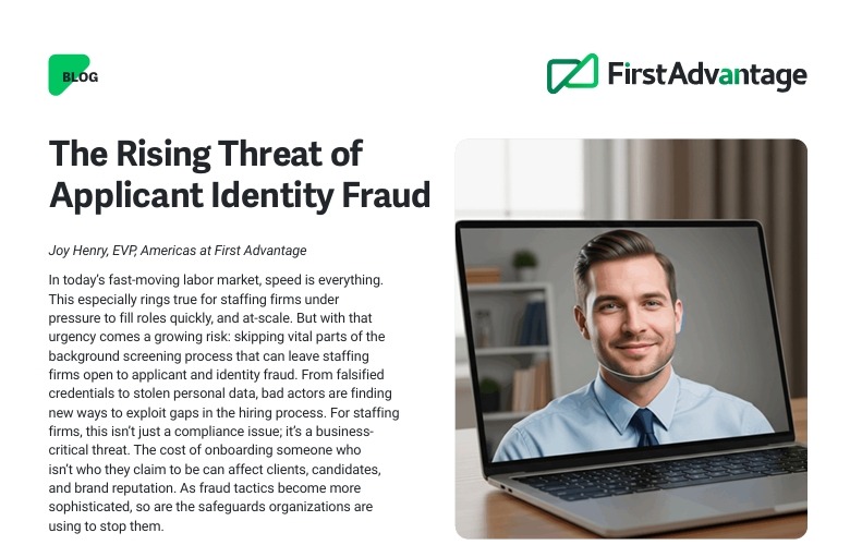 The Rising Threat of Applicant Identity Fraud