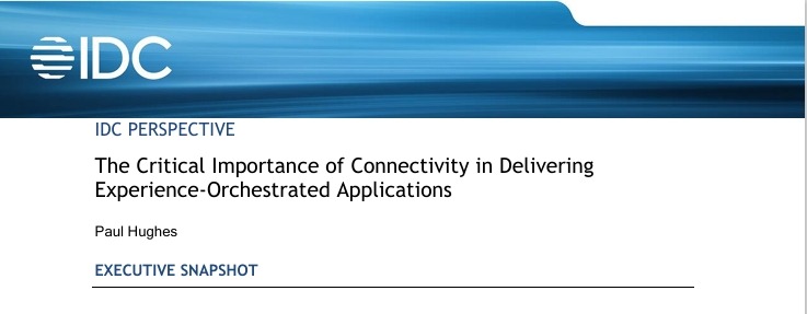 The Critical Importance of Connectivity in DeliveringExperience-Orchestrated Applications