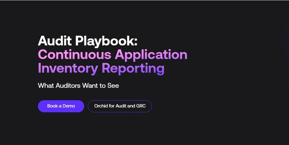 Audit Playbook: Continuous Application Inventory Reporting